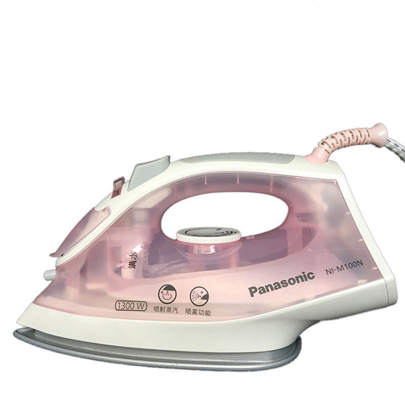 Panasonic/松下蒸汽熨斗家用 小型手持立式NI-M100N-P电烫斗5档干湿两用电熨斗