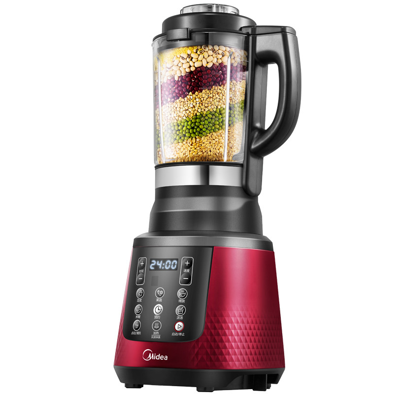 美的（Midea）破壁料理机智能高速加热破壁机高速电机六叶破壁刀 Power701 双杯