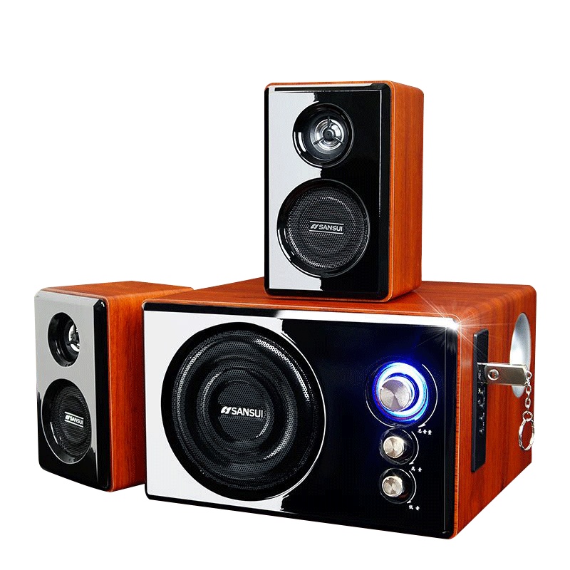 sansui/山水gs-6000(22b)蓝牙4.0音箱音响低音炮台式电脑u盘笔记本2.