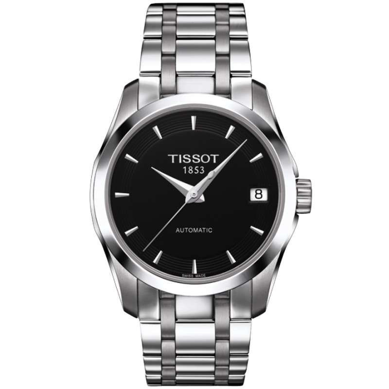 天梭Tissot手表库图系列机械女表T035.207.11.051.00