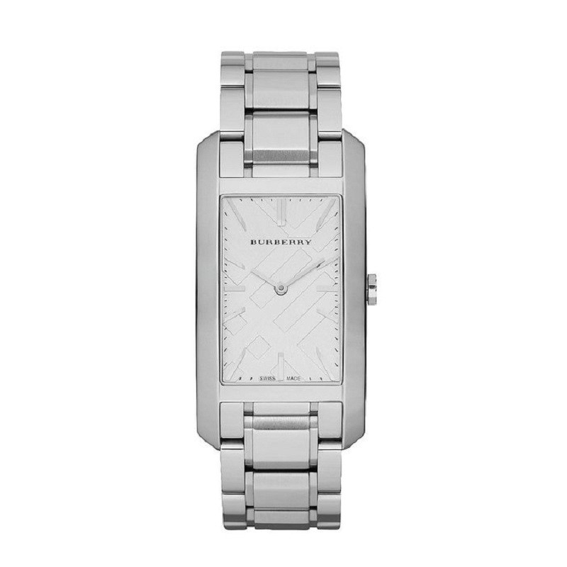巴宝莉 Burberry手表 时尚高雅方形石英女士手表BU9400 商务方盘钢带BU9400