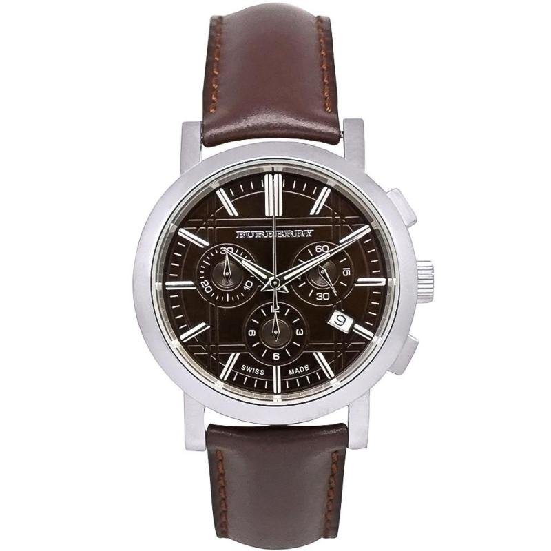 巴宝莉 BURBERRY手表 英伦风情简约大方格纹时尚流行石英 男士手表 BU1383