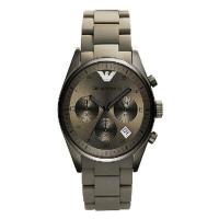 EMPORIO ARMANI阿玛尼低调三眼时尚石英男表 时尚休闲商务男士手表腕表AR5950