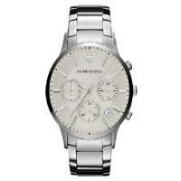 EMPORIO ARMANI阿玛尼商务休闲石英男表 钢带时尚运动男士手表腕表AR2458