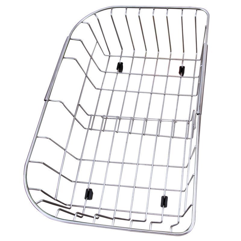 莱尔诗丹(Larsd) 可伸缩不锈钢沥水篮 置物篮 水槽沥水篮 P002
