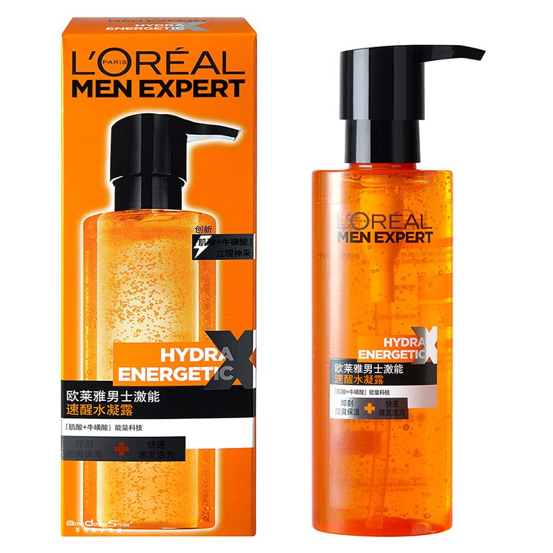 欧莱雅(LOREAL)男士激能速醒水凝露 120ml