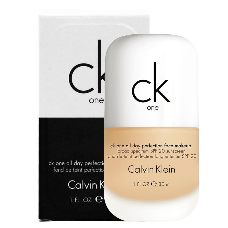 ck Calvin Klein卡尔文克雷恩全日持久粉底液30ml 100#晶瓷柔白色