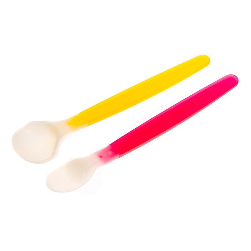 乐儿宝bobo BC107 安全喂食两用勺 初生儿婴幼儿宝宝儿童软头喂食勺匙