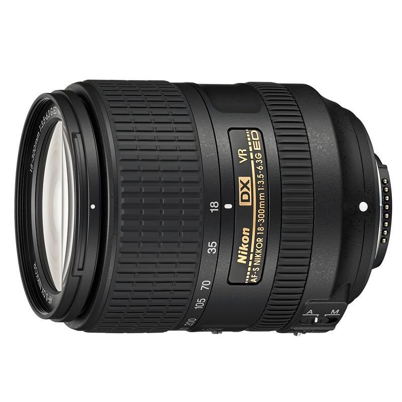 Nikon尼康单反镜头 AF-S DX 18-300mm f/3.5-6.3G ED VR 67MM 中远射变焦尼康卡口