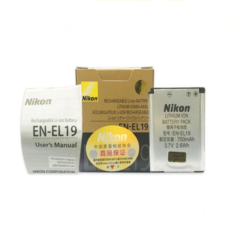 尼康(Nikon) EN-EL19 尼康数码相机电池 锂电池 3.7v 微单电池 尼康A100 S7000适用