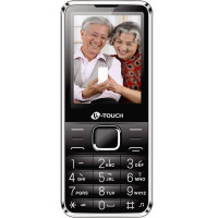 天语(K-Touch)T2 移动/联通GSM   不支持联通卡   双卡双待  语音播报 大声音 大字体  老人手机 黑色