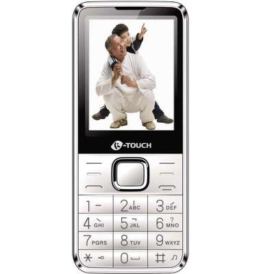 天语(K-Touch)T2 老人机 移动/联通GSM 不支持联通卡   双卡双待  语音播报 大声音 大字体    老人手机 白色