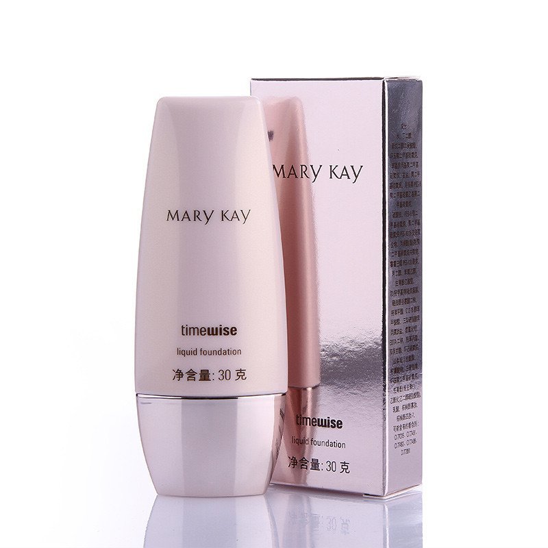 玫琳凯幻时滋润修颜粉底乳液霜裸妆美白保湿遮瑕膏30g浅肤色