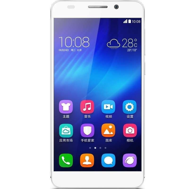 华为手机荣耀6移动4G（H60-L01）（16GB）（白）