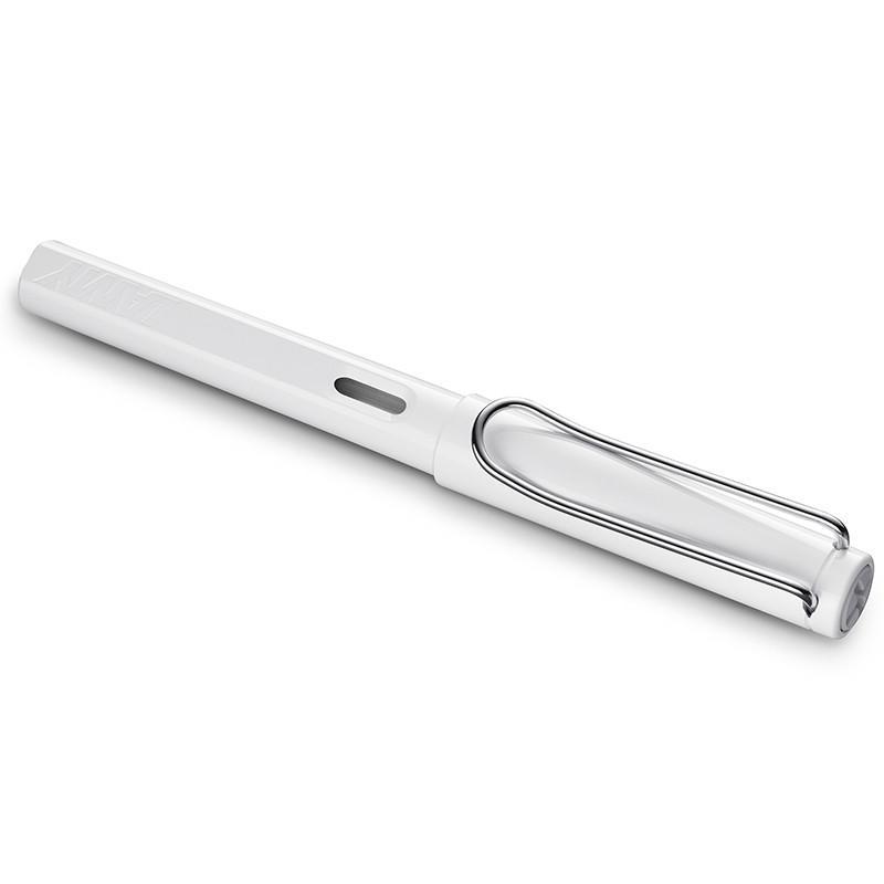 LAMY 凌美 狩猎系列白色亮杆常规墨水笔 19WH 白色0.7mm