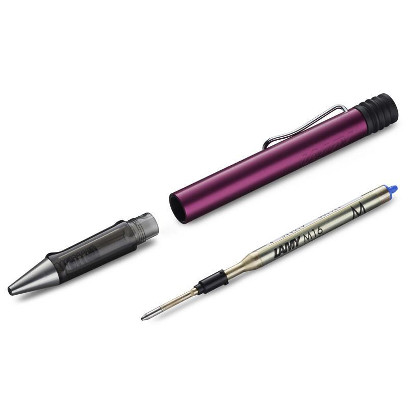 LAMY 凌美 恒星系列紫红色鋁杆原子筆 酒红色