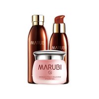 MARUBI丸美套装 紧致眼袋眼凝胶巧克力丝滑水乳三件套 淡化紧肤淡皱保湿补水细纹眼袋面部眼部护理护肤化妆品女旗舰店官方