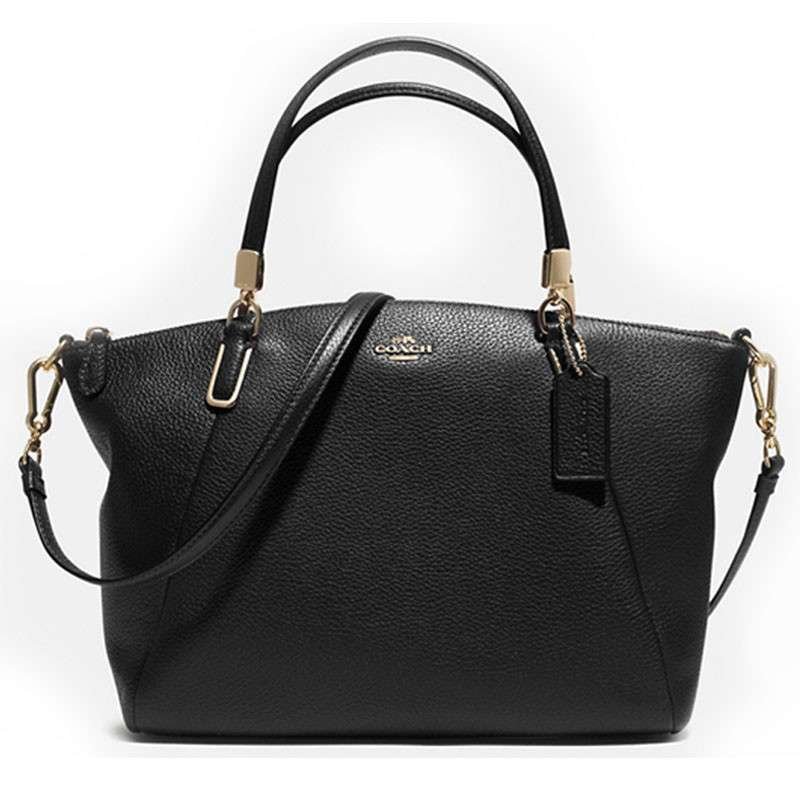 Coach蔻弛 女士中号手提斜挎包 33733 蓝色