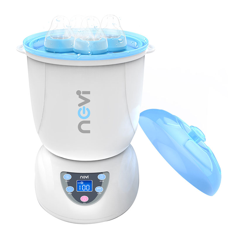 新贝奶瓶消毒器带烘干 宝宝多功能恒温暖奶消毒锅 婴儿蒸汽消毒柜8600