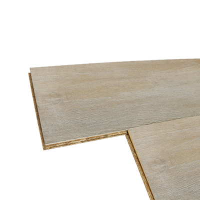 财到美国OSB软木复合地板12mm 手工拉丝钛晶面防水耐磨木地板