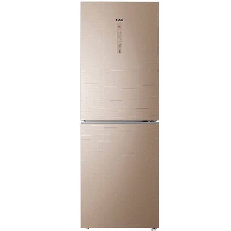 海尔（Haier） 冰箱两门双门风冷无霜静音269升家用彩晶玻璃 BCD-269WDGB 干湿分储 静音匀冷