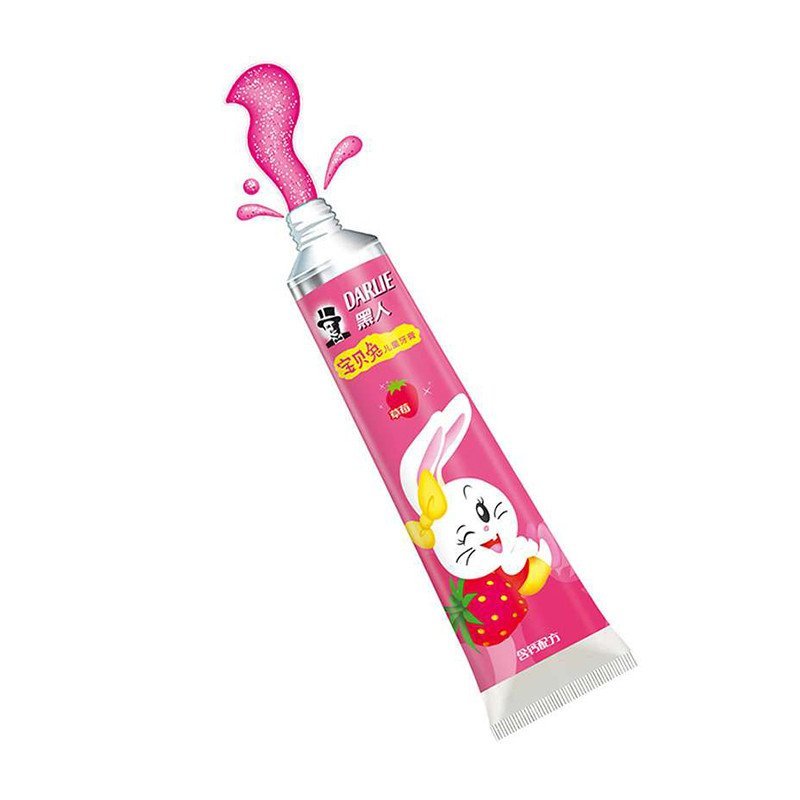 黑人（DARLIE）宝贝兔 儿童套装 （宝贝兔草莓味牙膏40g+精灵宝贝兔牙刷）