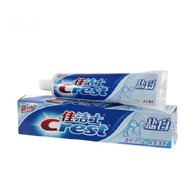 佳洁士（CREST）盐白牙膏 清凉薄荷140g企事业单位团购 劳保福利