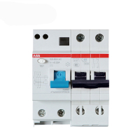 ABB触电保护器空气空开开关GSH202-C63双极双线2P63A漏电保护器