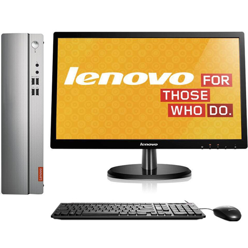 联想(Lenovo)天逸510s台式电脑21.5英寸显示器(I3-7100 4G 1T 集显 无光驱 W10)