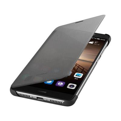 华为mate9全景皮套 手机壳 智能镜面皮套 mate9翻盖手机套 mate9智能