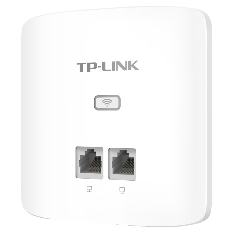 TP-LINK TL-AP456GI-PoE薄款 86型企业别墅全千兆双网口入墙式面板无线AP无线接入点