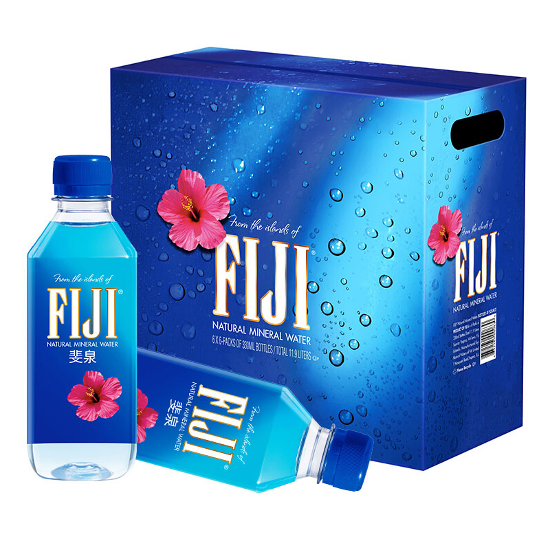 斐济（FIJI Water） 斐泉天然矿泉水 330ml*36瓶 斐济进口