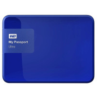 西部数据（WD）My Passport Ultra NEW 1T移动硬盘 蓝色WDBGPU0010BBL-CESN