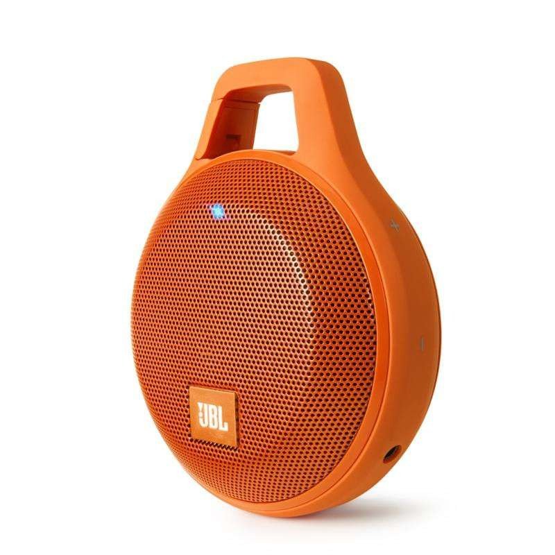 JBL CLIP+ 无线音乐盒户外增强版便携迷你小音箱 蓝牙音响 防溅设计 橙色
