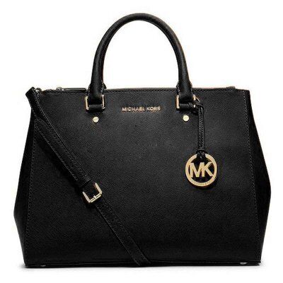 MK selma 十字纹全牛皮双拉链杀手包 女包中号 30S4GTVS6L