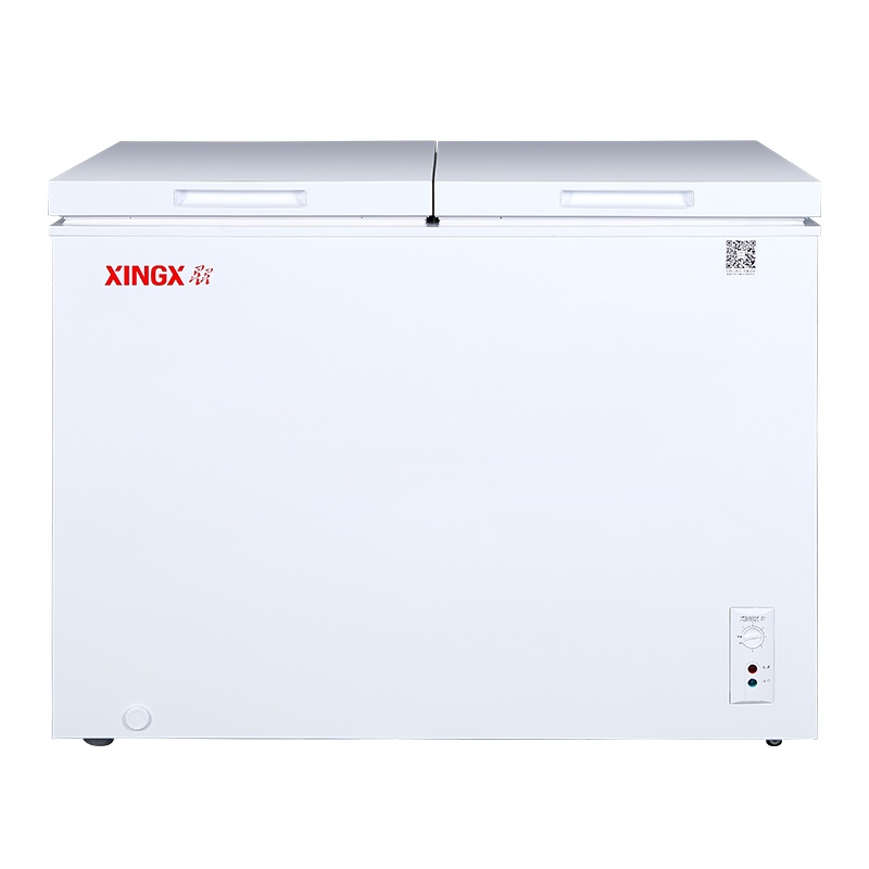 星星(XINGX) BCD-217JNE 217升 冰柜 卧式冷柜 冷藏冷冻双温柜 顶开门 家用商用 一级能效 直冷