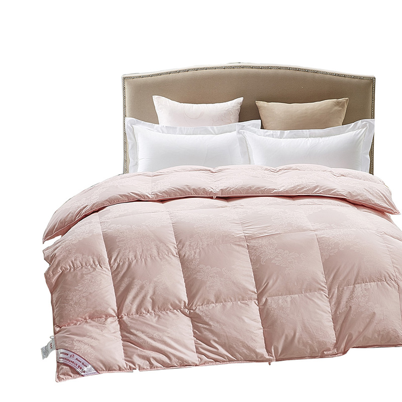 恒源祥家纺 全棉贡缎95%白鹅绒被 羽绒被冬被保暖加厚被子