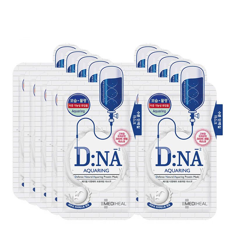 Clinie/可莱丝 韩国原美迪惠尔DNA补水保湿蛋白质面膜 25ml*10片/盒高保湿强锁水