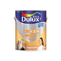 【环保墙质并重】多乐士优享无添加五合一内墙乳胶漆 耐擦洗防霉抗裂纹覆盖无甲醛添加环保油漆涂料 A757/5L