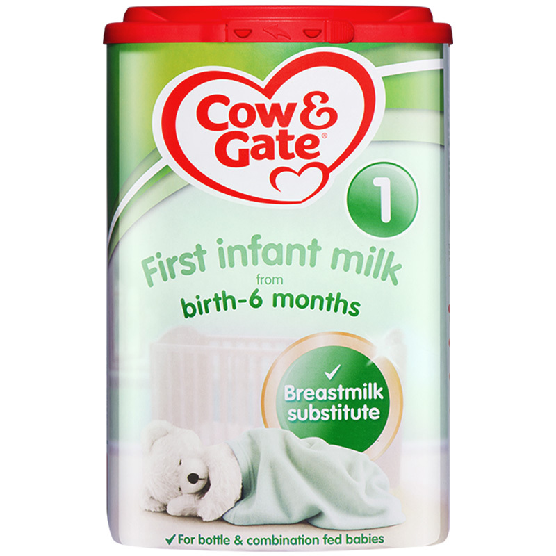 [保税区发货]英国原装进口牛栏COW&GATE婴幼儿配方奶粉1段800G 0-6个月