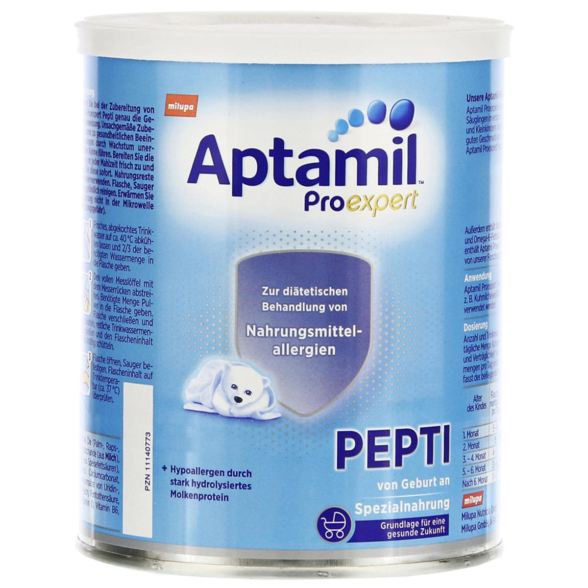 原装进口德国Aptamil爱他美pepti深度水解特殊配方奶粉蛋白质牛奶过敏低乳糖奶粉