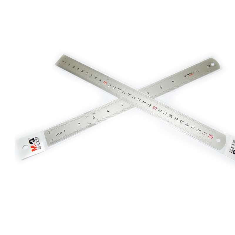 晨光30cm直尺铝合金办公ARL96027