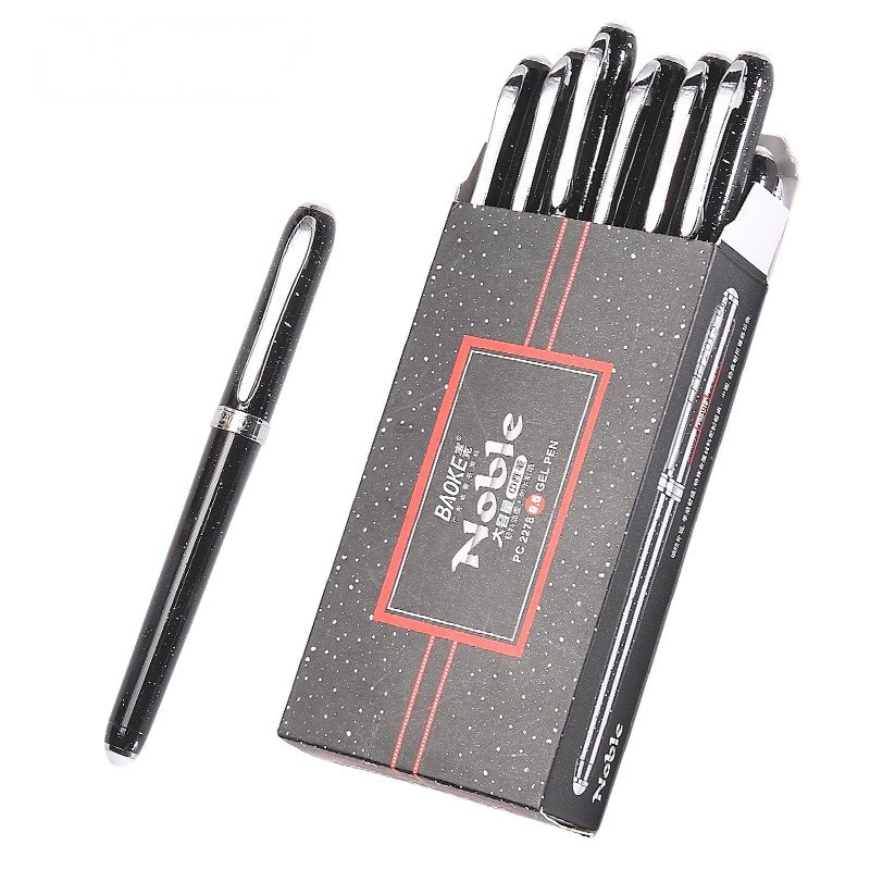 宝克中性笔 PC2278 大容量 商务签字笔 进口颜色油墨 0.5mm 12支/盒