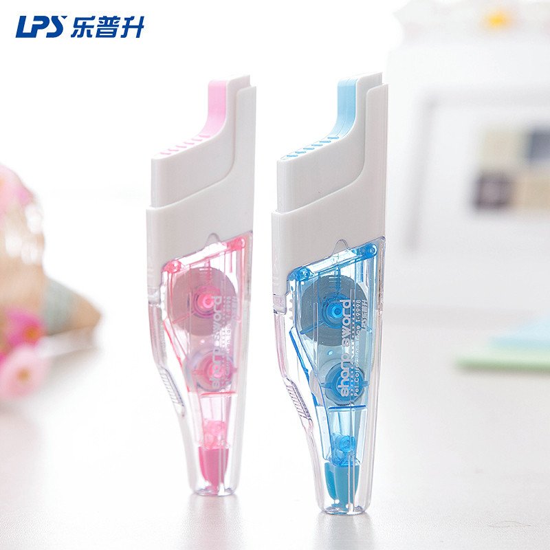 乐普升9998新款按动修正带可换替芯涂改带创意办公学习改正带批发 按动式修正带 可换替芯 不断带 环保 实惠耐用