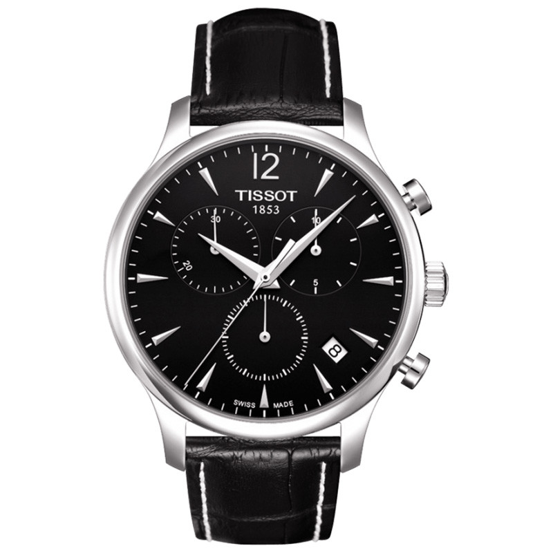 天梭（TISSOT）瑞士品牌俊雅系列T063.617.16.057.00时尚男士石英表男手表