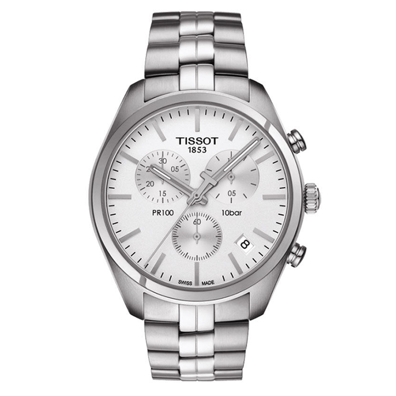 天梭(TISSOT)手表瑞士PR100系列石英简约大气时尚男士腕表T101.410.16.031.00