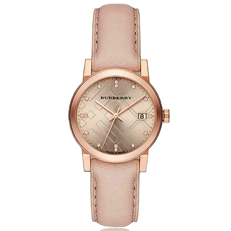巴宝莉(burberry)经典英伦休闲时尚女士手表bu9128/bu9129/bu9130/bu