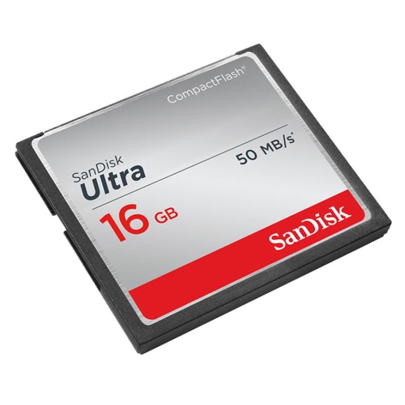 闪迪(SanDisk)16GB CF(CompactFlash)存储卡 高速版 读速50MB/s 摄影师信赖的专业存储卡