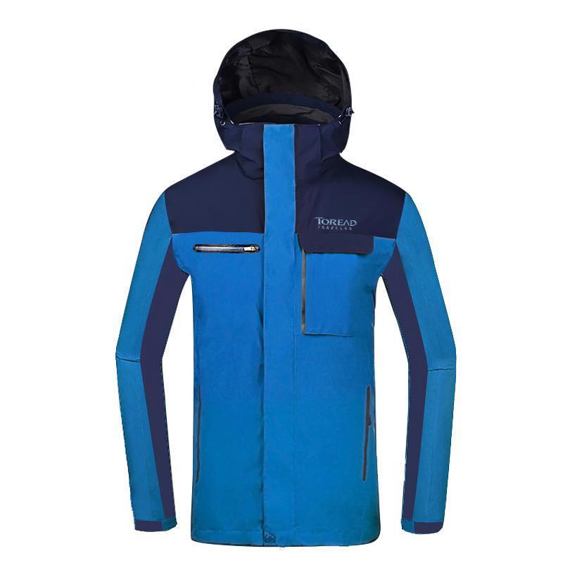 TOREAD探路者 男士秋冬户外款混纺两件套三合一透气冲锋衣TAWF91701