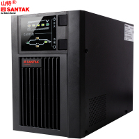 山特UPS不间断电源 C1K 1KVA/800W 在线式 内置电池智能稳压续航支持软件监控全国联保三年